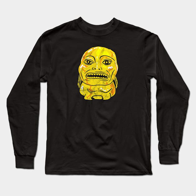 The Golden Idol Long Sleeve T-Shirt by bunsnbells